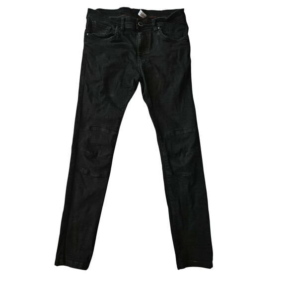 Arketype Jeans Mens 34 X 30 Black Slim Fit Distressed Denim Distressed - Picture 1 of 6
